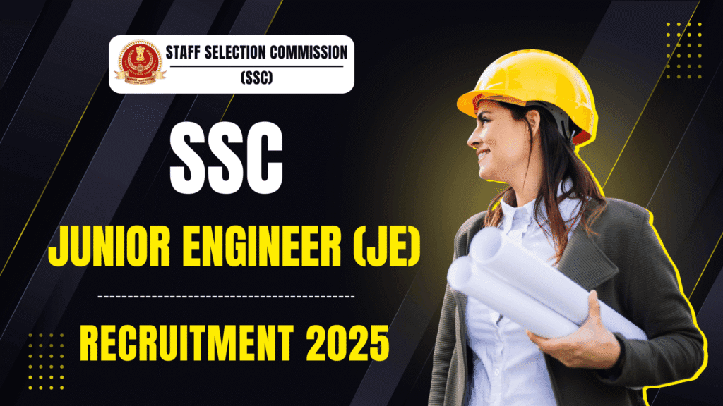 SSC Junior Engineer Recruitment 2025 Tech Ranchi 1